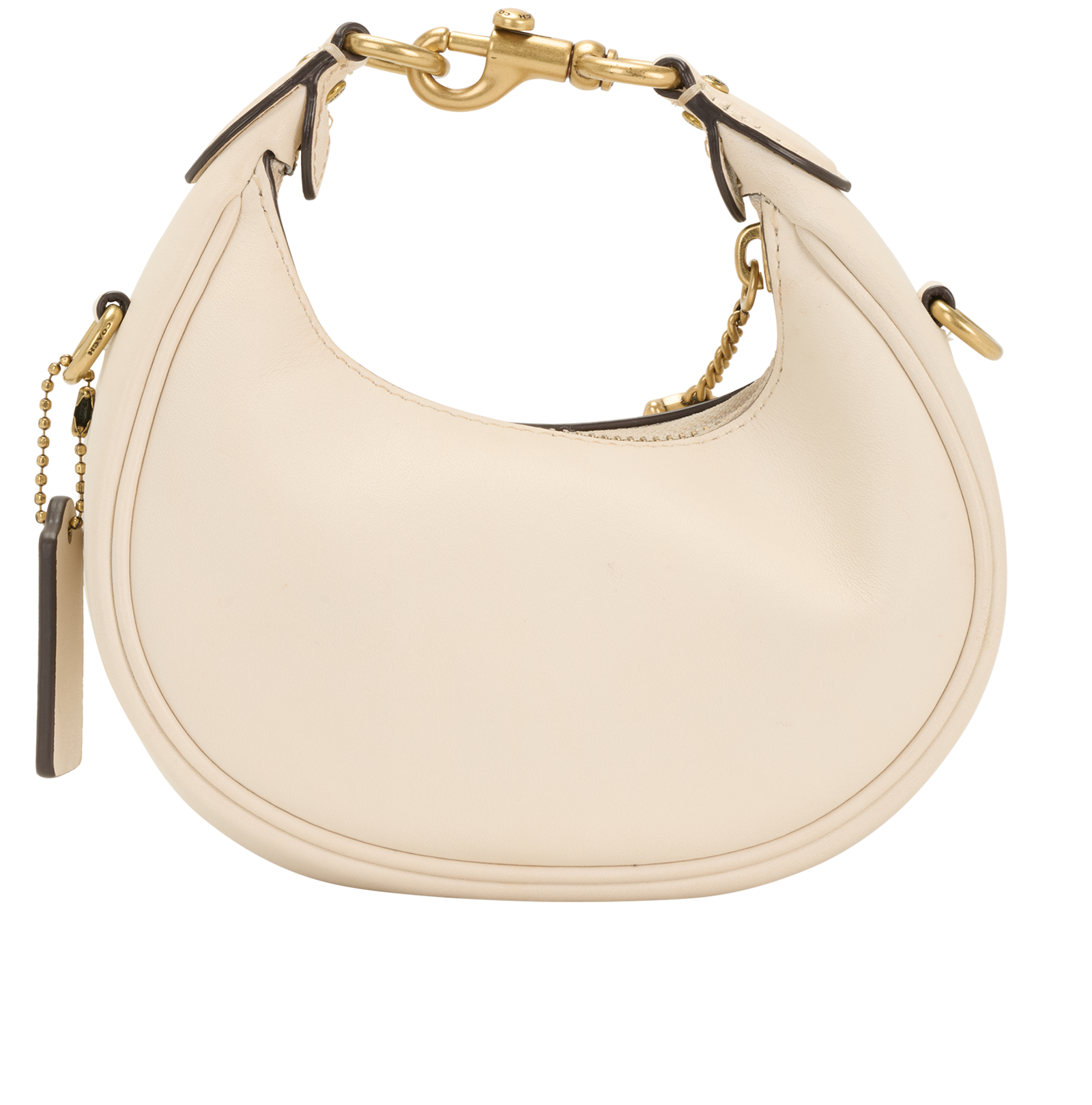 Jonie, &pound;120, Handbags, Cream, Leather, Back view
